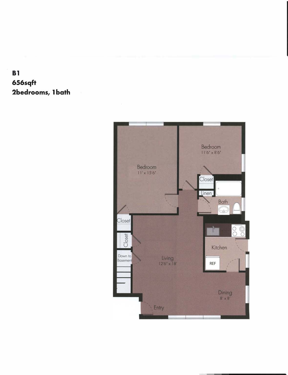 Unit B1 Carlton Park Apartments